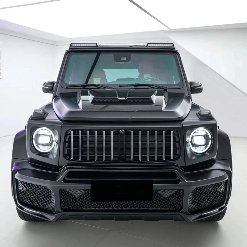 Upgrade Auto Parts B Style Dry Carbon Fiber Hood Bonnet For  G Class W464 G63 G500 G550 2019-2024 W463A Body Kit